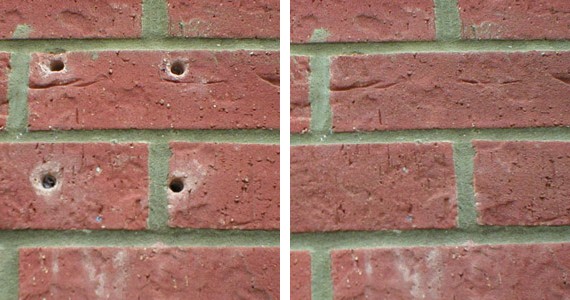 Steenreparatie voor en na